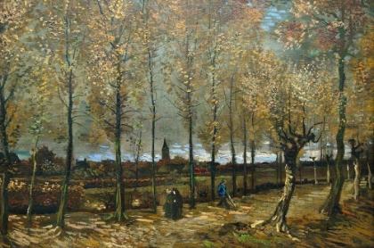 Picture of LANE WITH POPLARS NEAR NUENEN