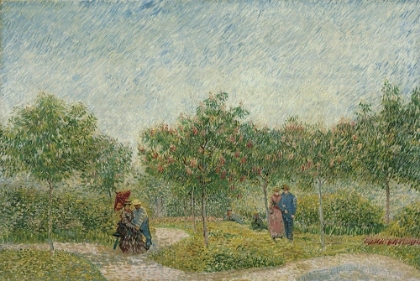Picture of GARDEN IN MONTMARTE WITH LOVERS