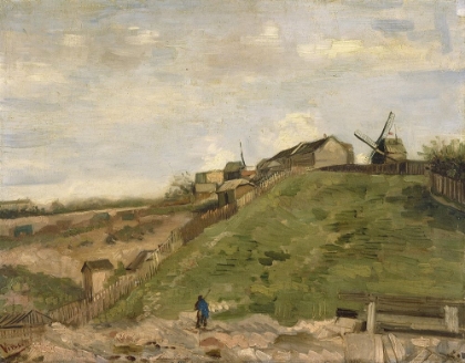 Picture of THE HILL OF MONTMARTRE WITH STONE QUARRY