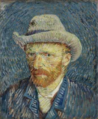 Picture of SELF-PORTRAIT WITH GREY FELT HAT