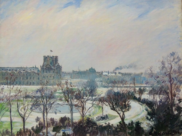 Picture of TUILERIES GARDEN, SNOW EFFECT