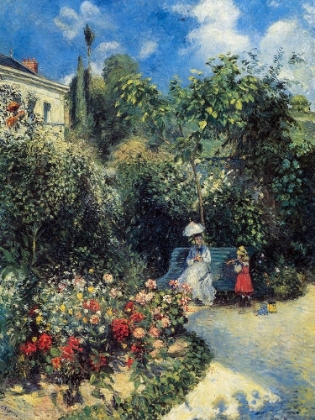 Picture of IN THE GARDEN OF LES MATHURINS AT PONTOISE