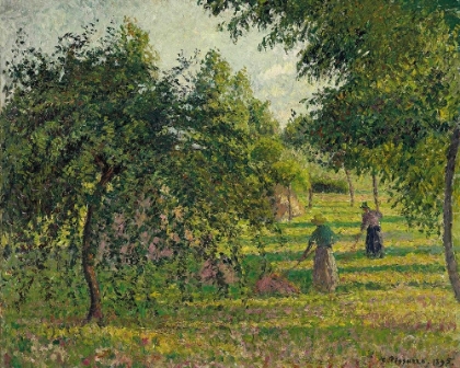 Picture of APPLE TREES AND TEDDERS, ERAGNY