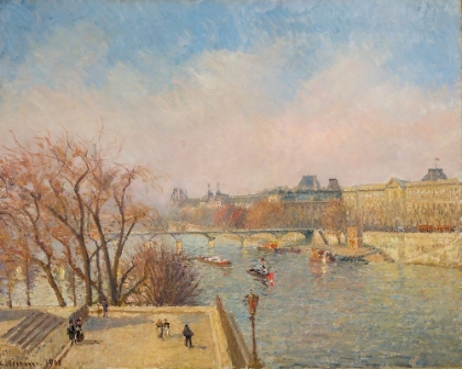 Picture of THE LOUVRE, MORNING, SUNLIGHT 