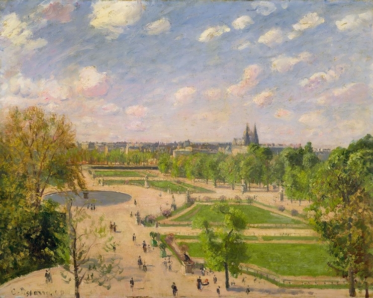 Picture of THE GARDEN OF THE TUILERIES ON A SPRING MORNING