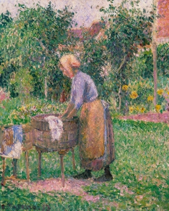 Picture of A WASHERWOMAN AT ERAGNY