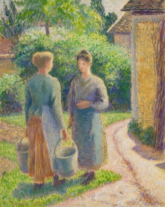Picture of TWO WOMEN IN A GARDEN