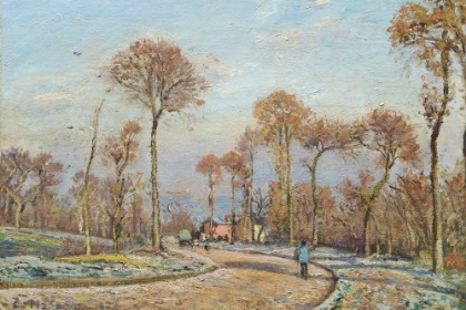 Picture of THE ROAD TO VERSAILLES, LOUVECIENNES, MORNING FROST