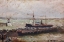 Picture of ENTRANCE TO THE HARBOUR AT LE HAVRE, OVERCAST SKY