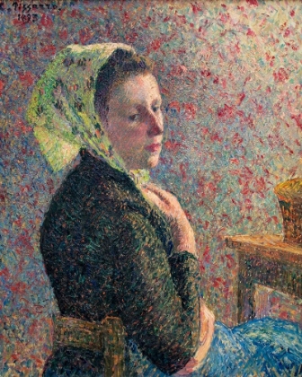 Picture of WOMAN WITH GREEN SCARF