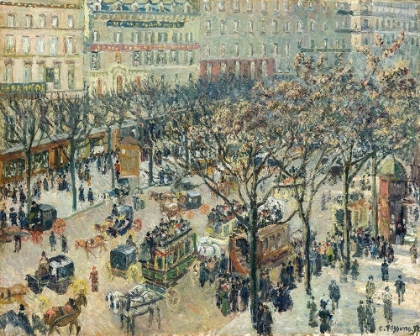 Picture of BOULEVARD DES ITALIENS, MORNING, SUNLIGHT
