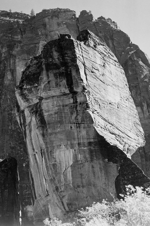 Picture of ROCK FORMATION-LIGHT SKY ZION NATIONAL PARK-UTAH