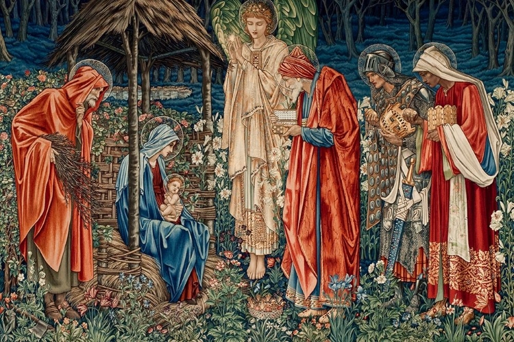 Picture of A TAPESTRY OF THE ADORATION OF THE MAGI