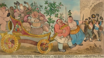 Picture of THE TRIUMPHAL PROCESSION OF MERRY CHRISTMAS TO HOSPITALITY HALL