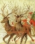 Picture of CHRISTMAS POSTCARD OF SANTA CLAUS AND HIS REINDEER