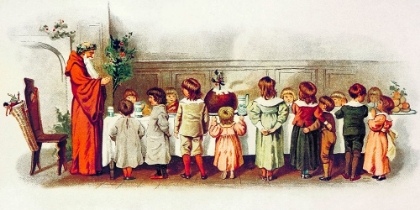 Picture of SANTA CLAUS WITH CHILDREN