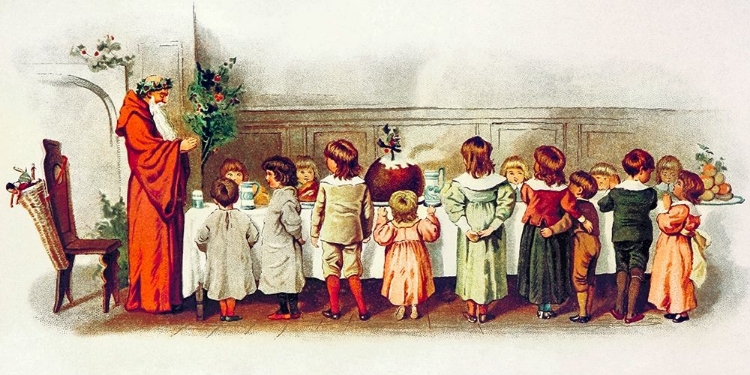 Picture of SANTA CLAUS WITH CHILDREN