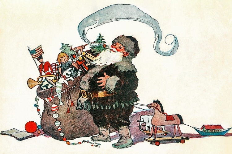 Picture of HE WAS CHUBBY AND PLUMP, A RIGHT JOLLY OLD ELF