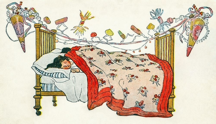 Picture of THE CHILDREN WERE NESTLED ALL SNUG IN THEIR BEDS