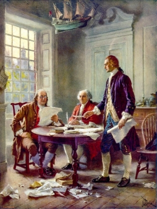 Picture of WRITING THE DECLARATION OF INDEPENDENCE-1776