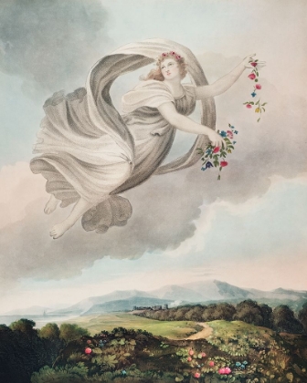 Picture of FLORA DISPENSING HER FAVOURS ON THE EARTH FROM THE TEMPLE OF FLORA