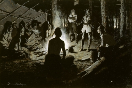 Picture of FRENCH EXPLORERS COUNCIL WITH THE INDIANS