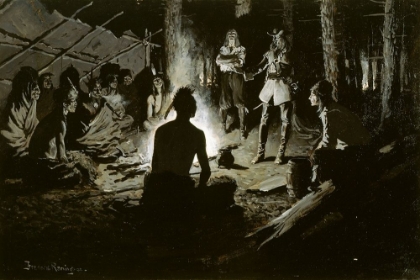 Picture of FRENCH EXPLORERS COUNCIL WITH THE INDIANS
