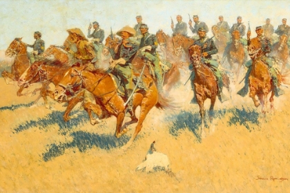Picture of CAVALRY CHARGE ON THE SOUTHERN PLAINS