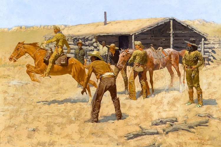 Picture of THE COMING AND GOING OF THE PONY EXPRESS