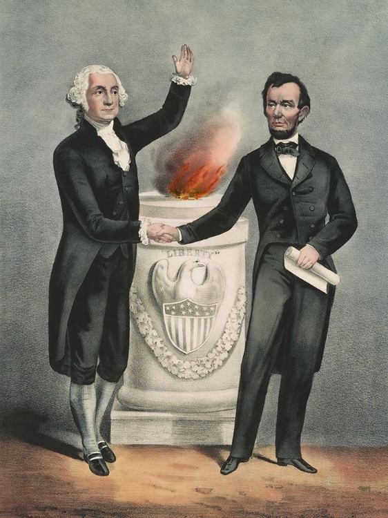 Picture of WASHINGTON AND LINCOLN