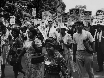 Picture of PHOTOGRAPH OF THE CIVIL RIGHTS MARCH ON WASHINGTON