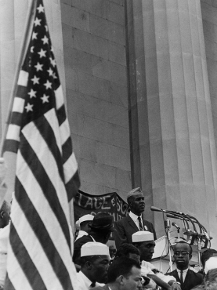 Picture of CIVIL RIGHTS MARCH ON WASHINGTON-D.C. ROY WILKINS SPEAKING