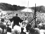 Picture of DR. MARTIN LUTHER KING JR. ADDRESSING THE CROWD DURING THE 1957 PRAYER PILGRIMAGE FOR FREEDOM