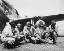 Picture of WWII FLIERS OF A P-51 MUSTANG GROUP OF THE 15TH AIR FORCE IN ITALY