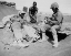 Picture of WWII MARINES ON THE BEACH AT IWO JIMA