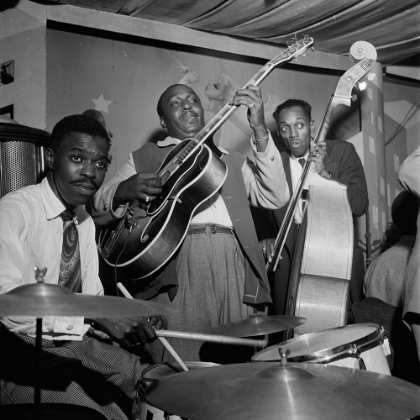 Picture of DENZIL BEST-AL CASEY-AND JOHN LEVY-PIED PIPER-NEW YORK 1946