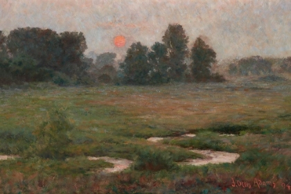 Picture of AN AUGUST SUNSET - PRAIRIE DELL