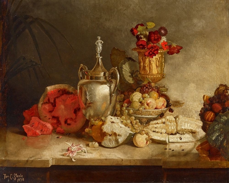 Picture of STILL LIFE OF FRUIT AND URN