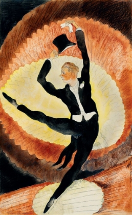 Picture of IN VAUDEVILLE-ACROBATIC MALE DANCER WITH TOP HAT