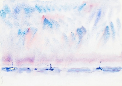 Picture of BERMUDA SKY AND SEA WITH BOATS