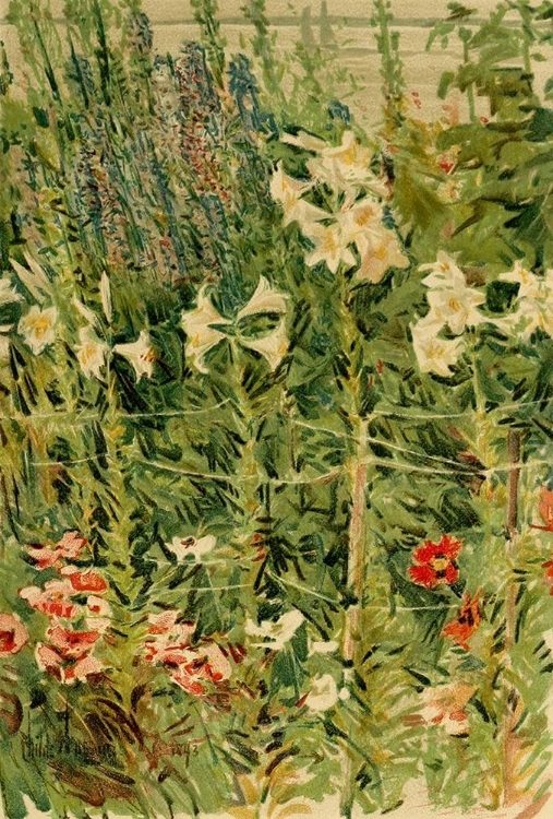 Picture of LARKSPURS AND LILIES