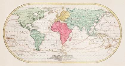 Picture of WORLD MAP OR GENERAL MAP OF THE UNIVERSE