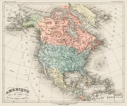 Picture of NORTH AMERICA FROM UNIVERSAL ATLAS