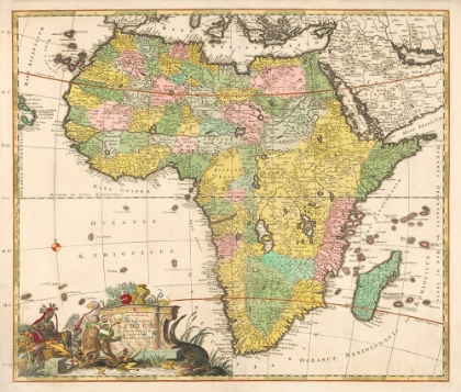 Picture of MAP OF AFRICA 1690