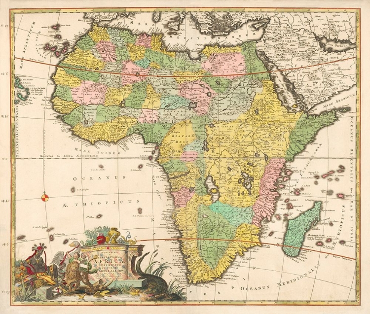 Picture of MAP OF AFRICA 1690