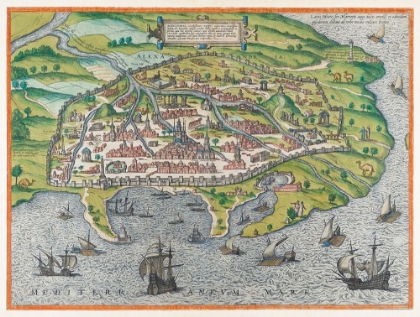 Picture of MAP OF ALEXANDRIA 1575