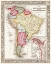 Picture of MAP OF SOUTH AMERICA 1863