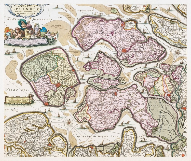 Picture of MAP OF ZEELAND