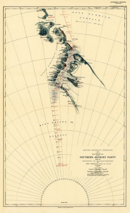Picture of ROUTE AND SURVEYS OF THE SOUTHERN JOURNEY PARTY-1909