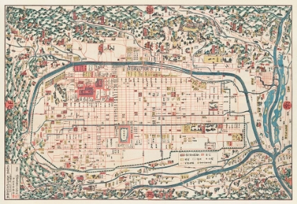Picture of MAP OF KYOTO 1863